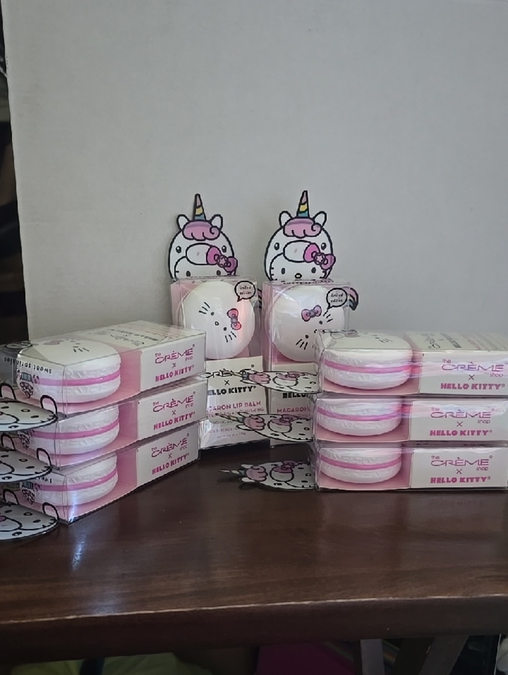 Hello Kitty Pink & White Macaron Lip Balm Collection ( NON-RETURNABLE )
